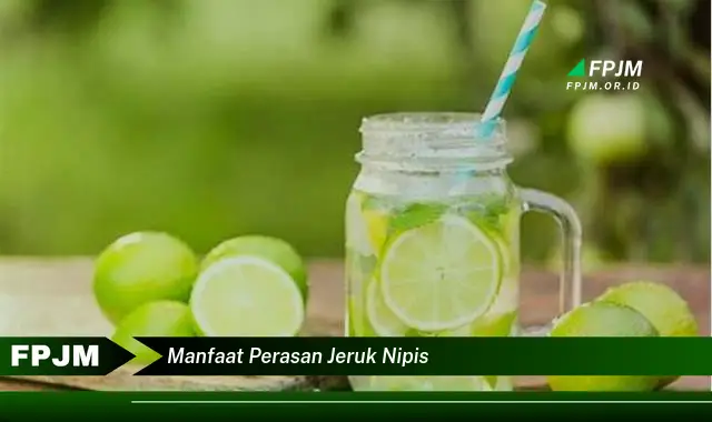 manfaat perasan jeruk nipis