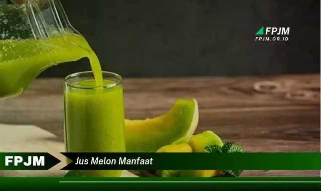 jus melon manfaat
