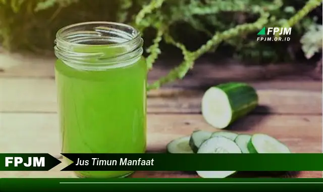 jus timun manfaat