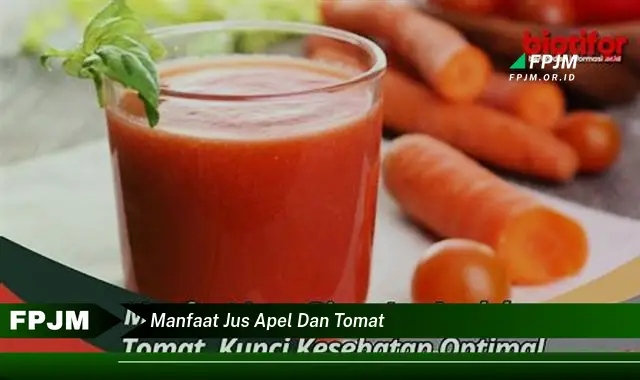 manfaat jus apel dan tomat