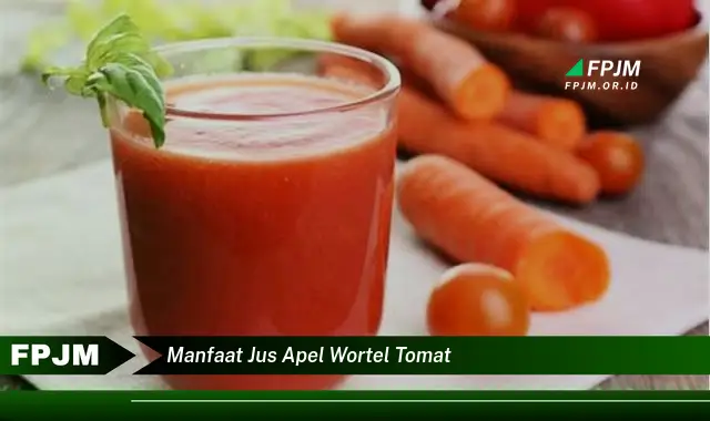 manfaat jus apel wortel tomat