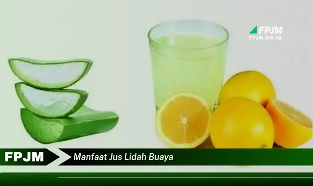 manfaat jus lidah buaya