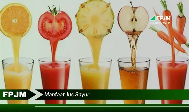 manfaat jus sayur