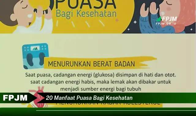 20 manfaat puasa bagi kesehatan