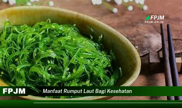 manfaat rumput laut bagi kesehatan