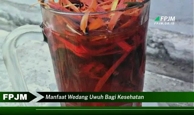 manfaat wedang uwuh bagi kesehatan