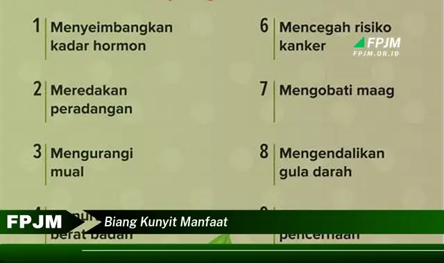 biang kunyit manfaat biang kunyit manfaat