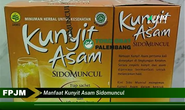 manfaat kunyit asam sidomuncul