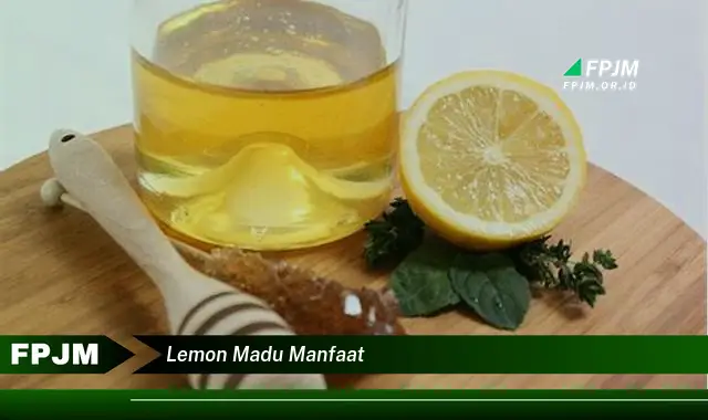 lemon madu manfaat lemon madu manfaat