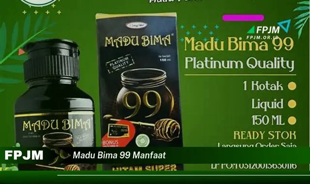 madu bima 99 manfaat