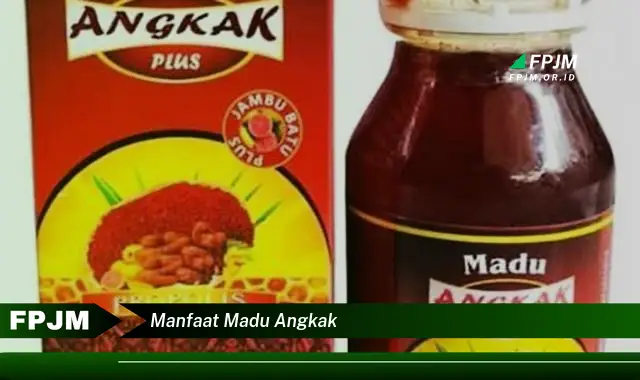 manfaat madu angkak