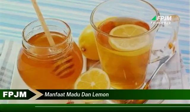 manfaat madu dan lemon
