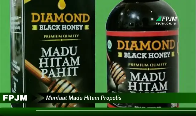 manfaat madu hitam propolis