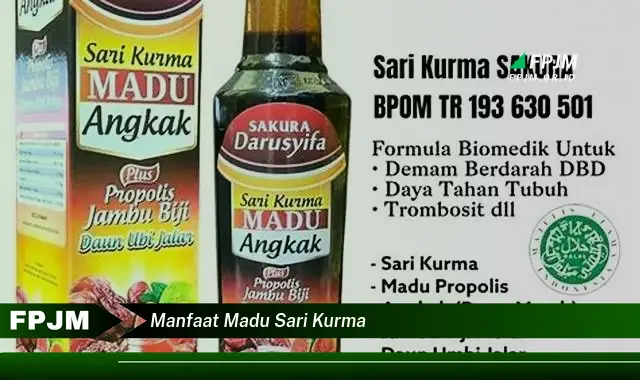 manfaat madu sari kurma