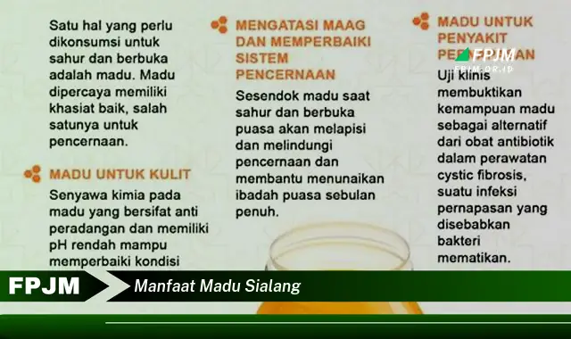 manfaat madu sialang manfaat madu sialang