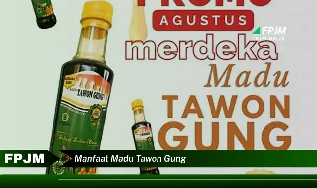 manfaat madu tawon gung