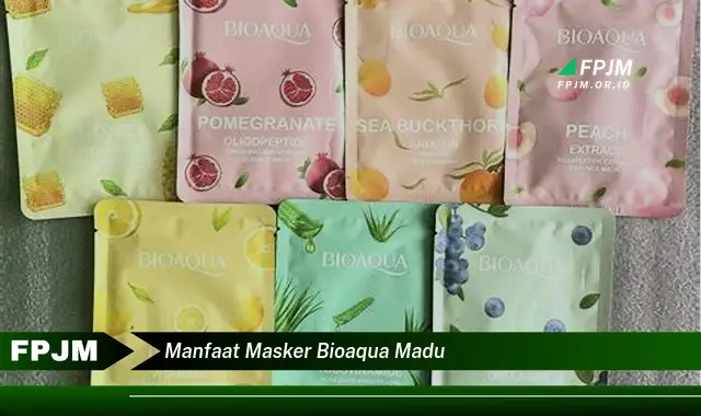 manfaat masker bioaqua madu