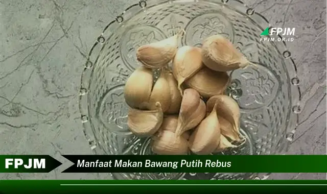 manfaat makan bawang putih rebus manfaat makan bawang putih rebus