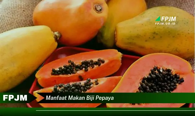 manfaat makan biji pepaya