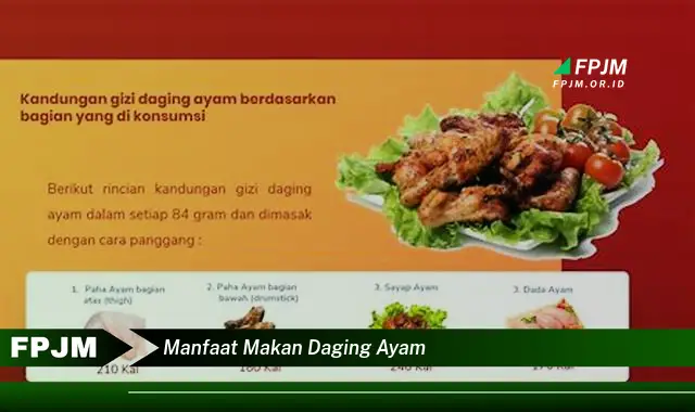 manfaat makan daging ayam
