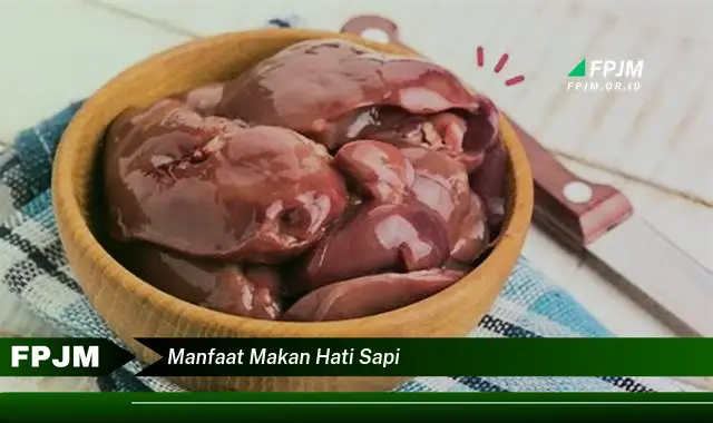 manfaat makan hati sapi