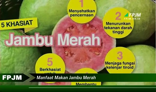 manfaat makan jambu merah