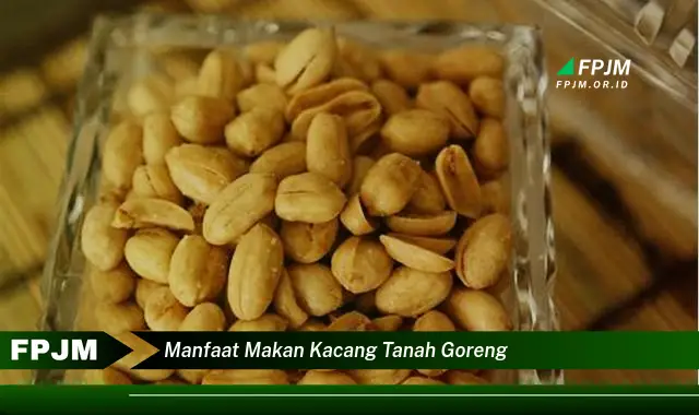 manfaat makan kacang tanah goreng manfaat makan kacang tanah goreng