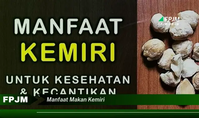 manfaat makan kemiri manfaat makan kemiri