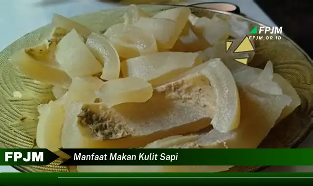 manfaat makan kulit sapi