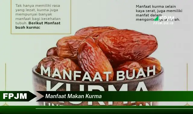 manfaat makan kurma