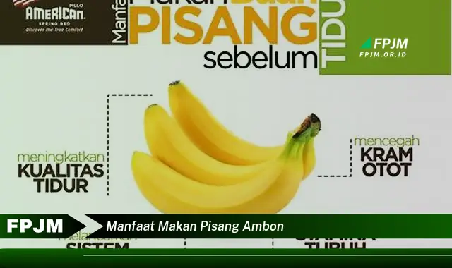 manfaat makan pisang ambon manfaat makan pisang ambon