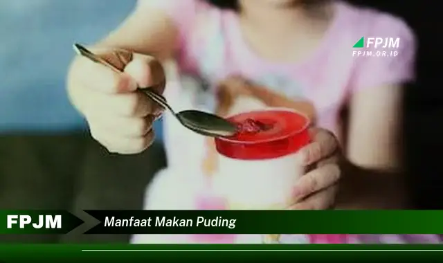 manfaat makan puding