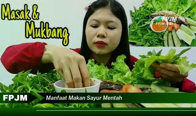 manfaat makan sayur mentah manfaat makan sayur mentah