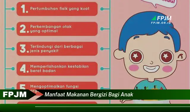 manfaat makanan bergizi bagi anak