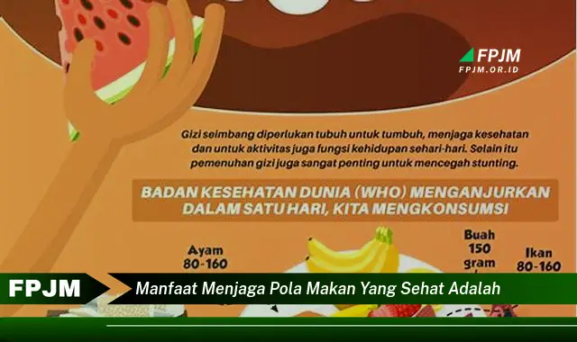 manfaat menjaga pola makan yang sehat adalah