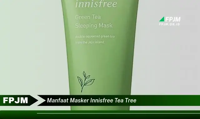 manfaat masker innisfree tea tree