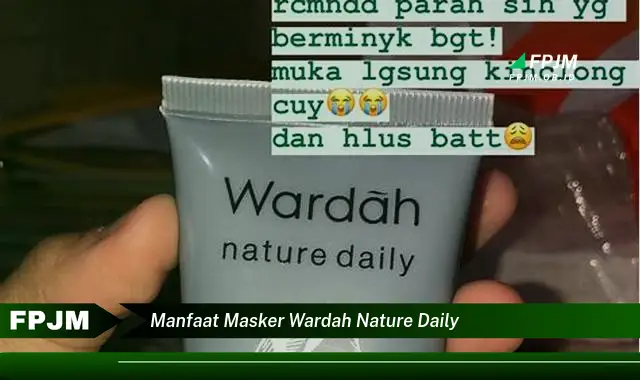 manfaat masker wardah nature daily