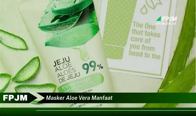 masker aloe vera manfaat masker aloe vera manfaat