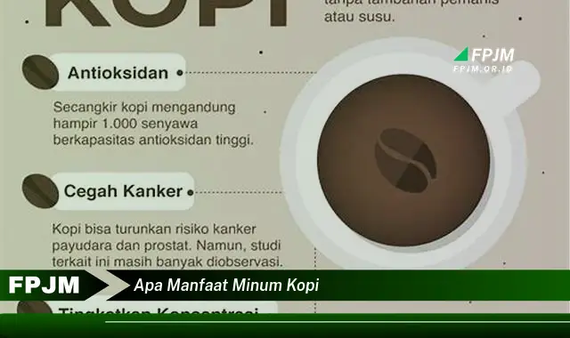 apa manfaat minum kopi