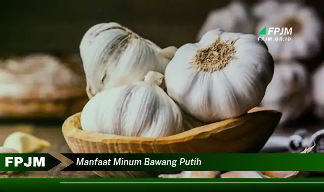 manfaat minum bawang putih