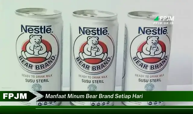 manfaat minum bear brand setiap hari