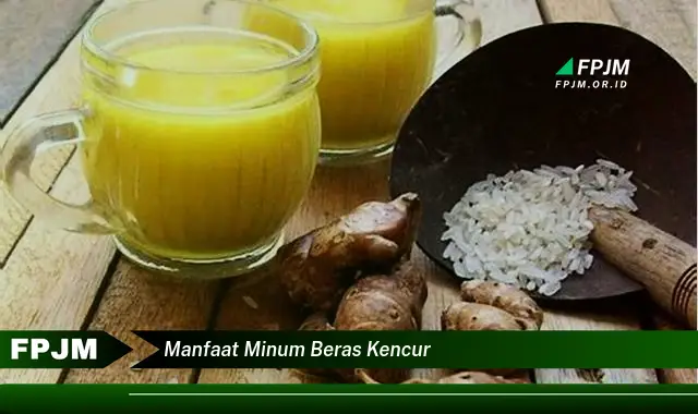 manfaat minum beras kencur