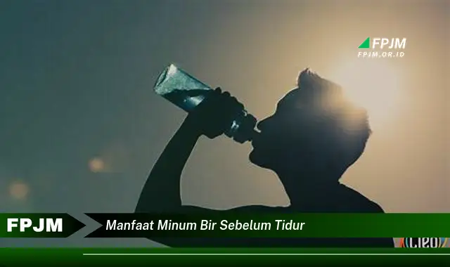 manfaat minum bir sebelum tidur