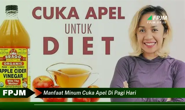 manfaat minum cuka apel di pagi hari