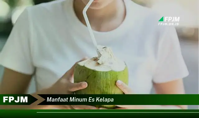 manfaat minum es kelapa