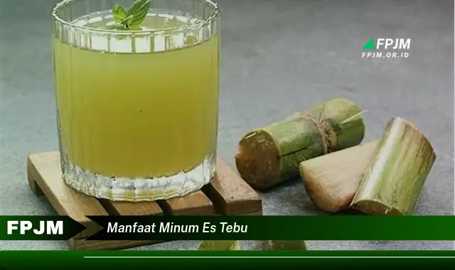 manfaat minum es tebu