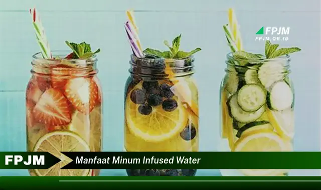 manfaat minum infused water