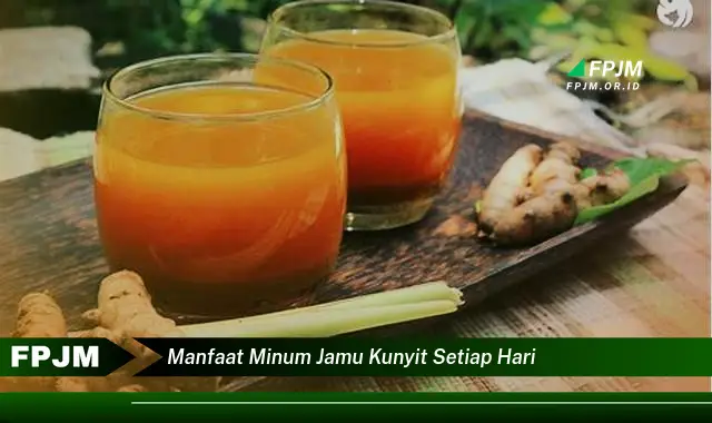 manfaat minum jamu kunyit setiap hari