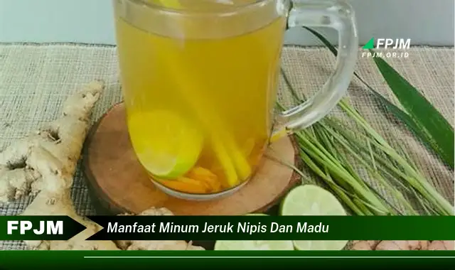 manfaat minum jeruk nipis dan madu