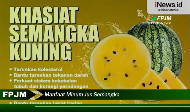 manfaat minum jus semangka